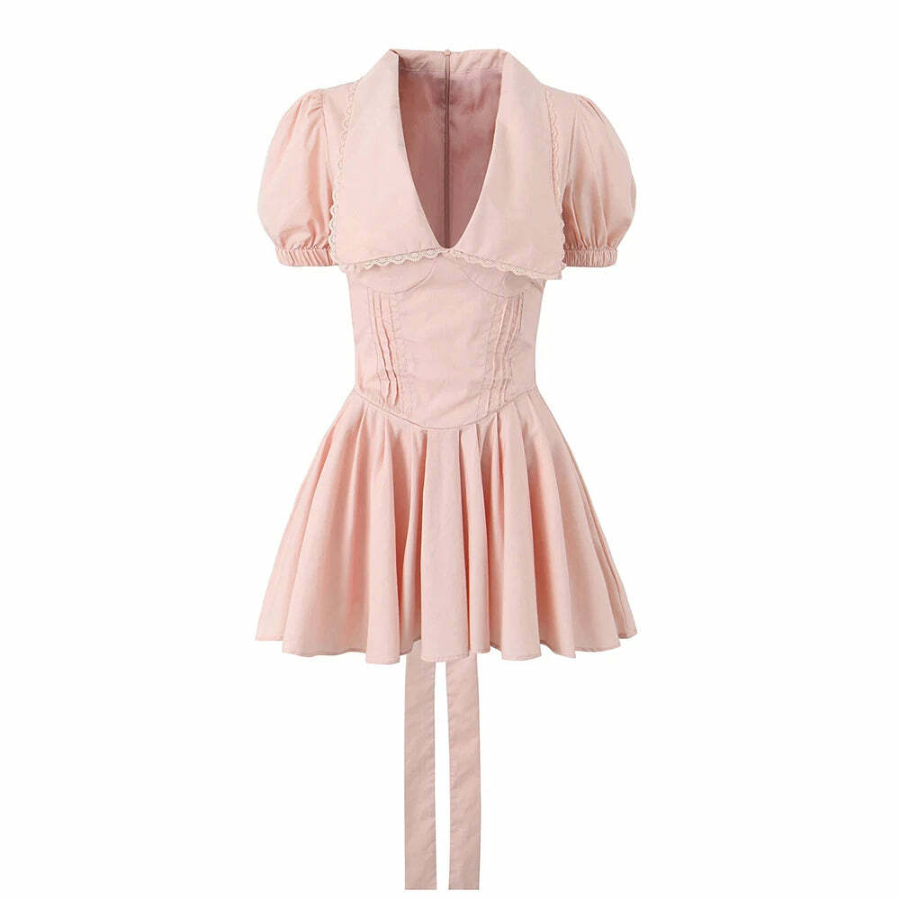 Amina Mini Dress - Y2K Summer Grunge Outfit, 90S Fashion, Retro Style, Y2K Party & Club Look