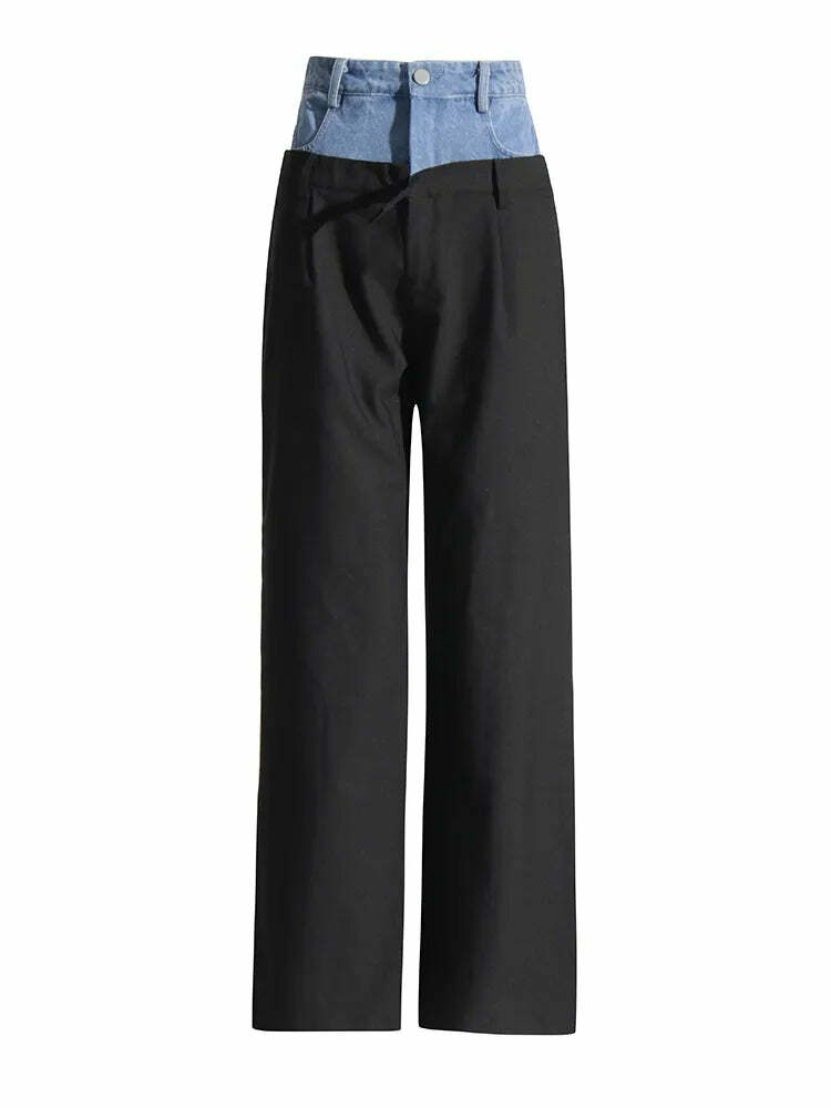Andro Pants - Y2K Summer Grunge Shorts Outfit, 90S Retro Fashion, Gothic Y2K Club Party Look