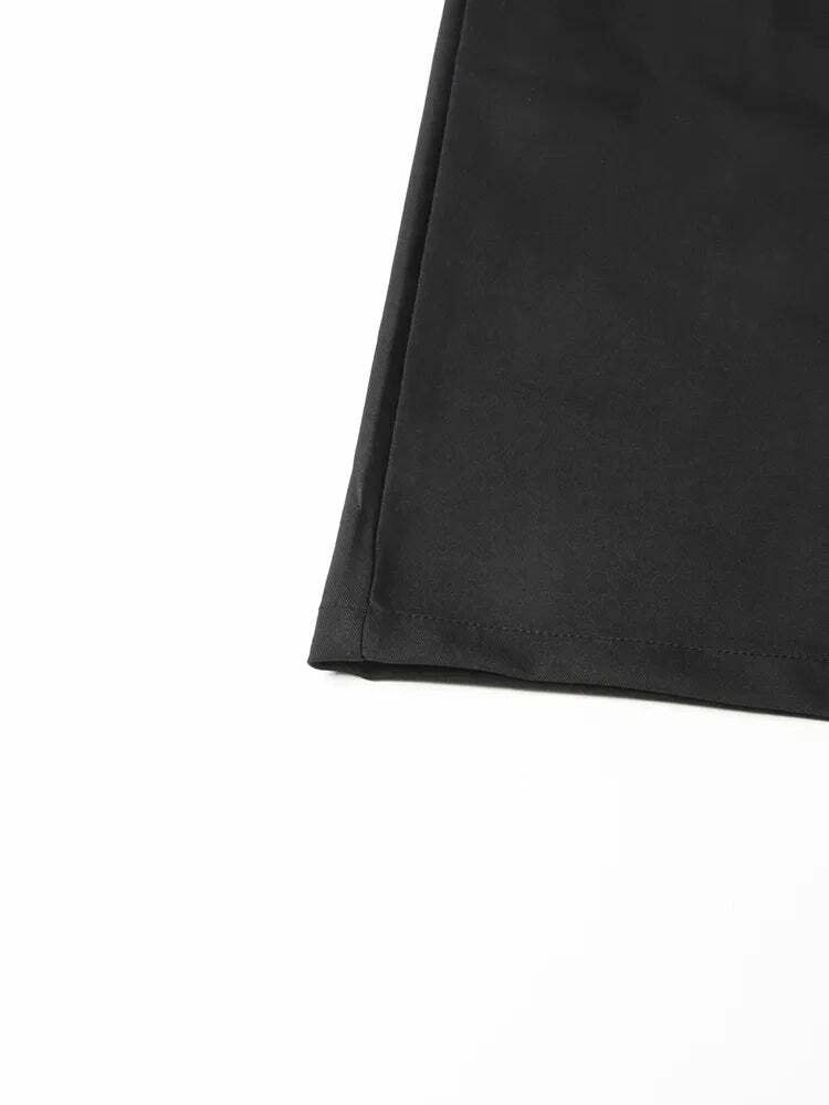 Andro Pants - Y2K Summer Grunge Shorts Outfit, 90S Retro Fashion, Gothic Y2K Club Party Look