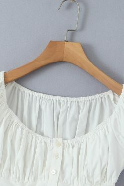 Angela Top - Y2K Summer Grunge Outfit, 90S Fashion, Retro Style, Baby Tees, Y2K Club & Party Wear