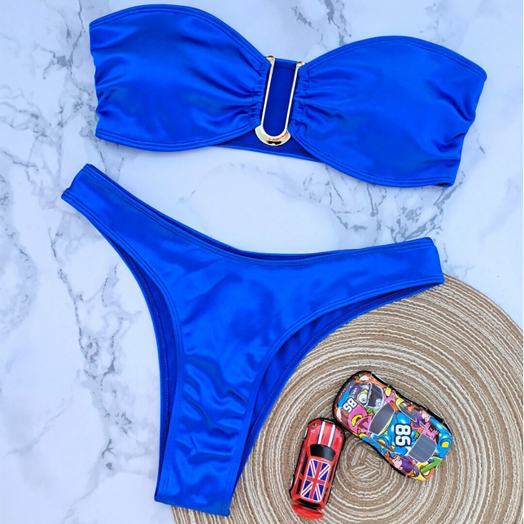 Angelica Swimsuit - Y2K Summer Grunge 90S Fashion Retro Goth Popstar Party Outfit