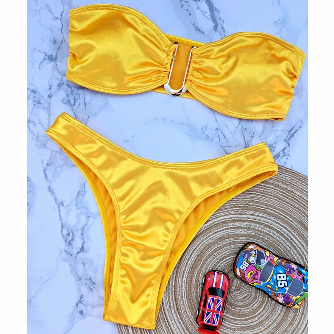 Angelica Swimsuit - Y2K Summer Grunge 90S Fashion Retro Goth Popstar Party Outfit