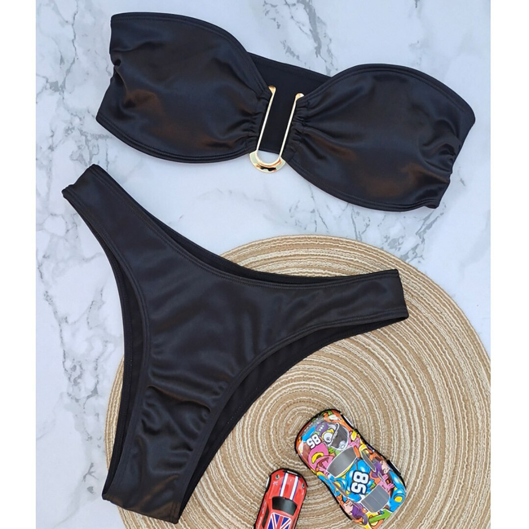 Angelica Swimsuit - Y2K Summer Grunge 90S Fashion Retro Goth Popstar Party Outfit