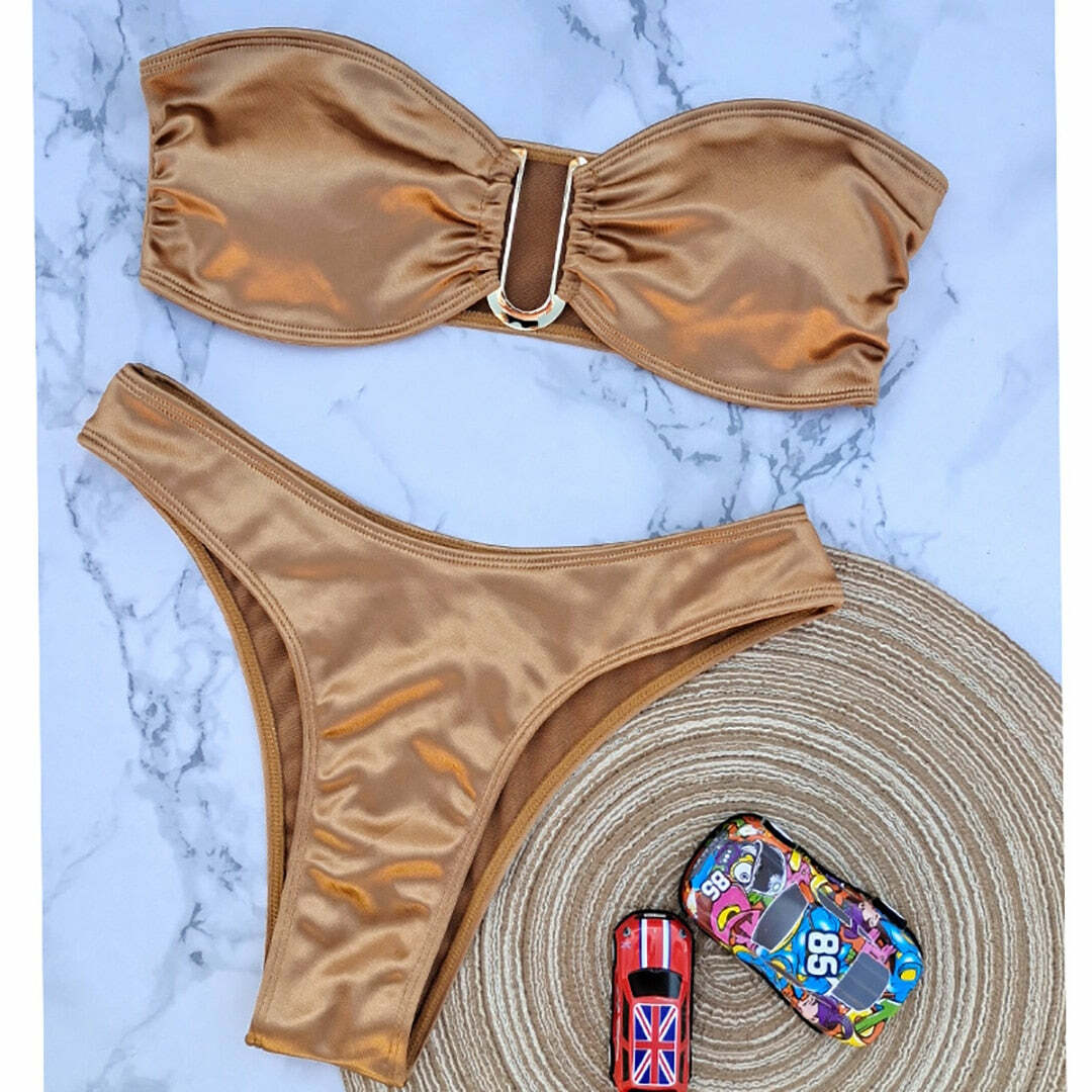 Angelica Swimsuit - Y2K Summer Grunge 90S Fashion Retro Goth Popstar Party Outfit