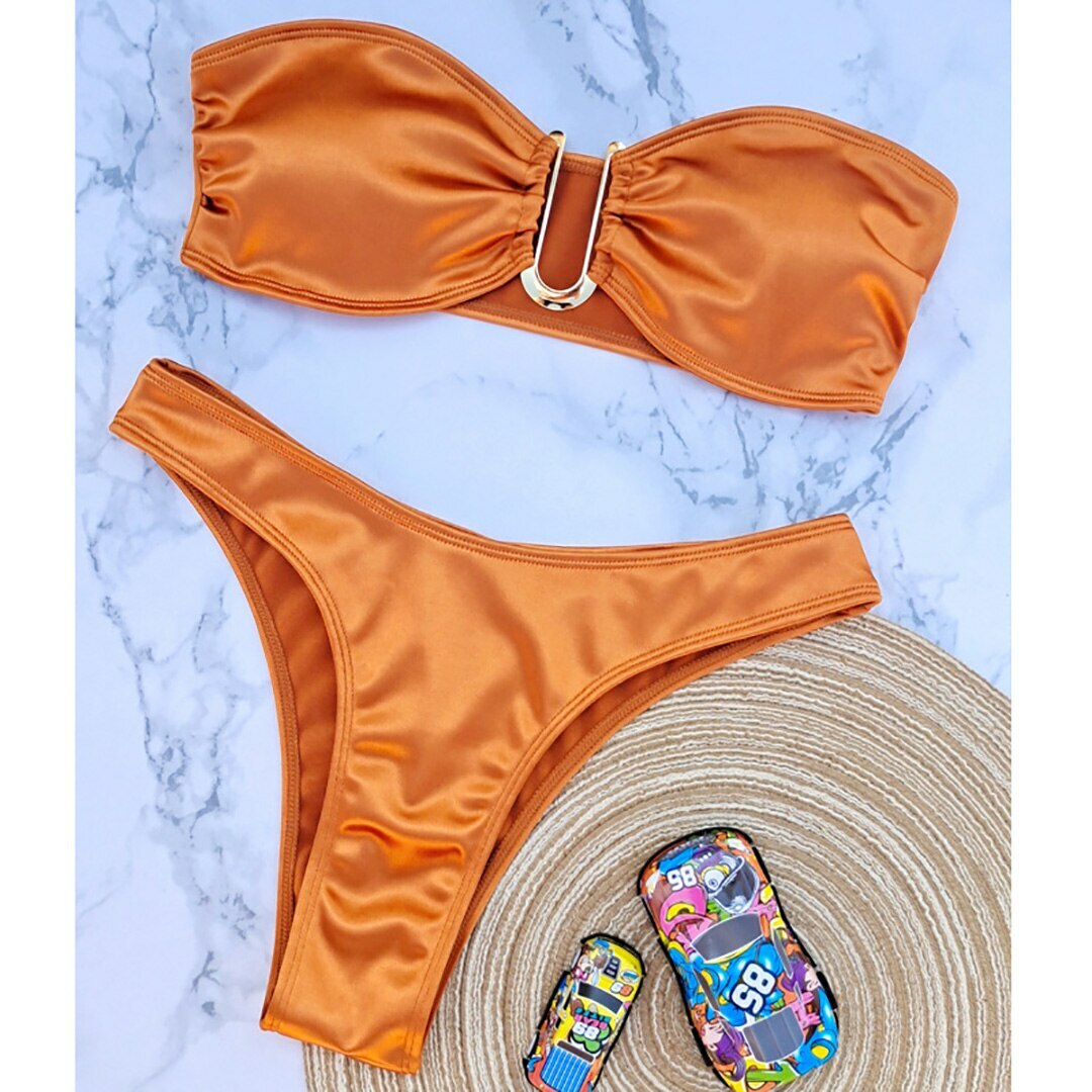 Angelica Swimsuit - Y2K Summer Grunge 90S Fashion Retro Goth Popstar Party Outfit