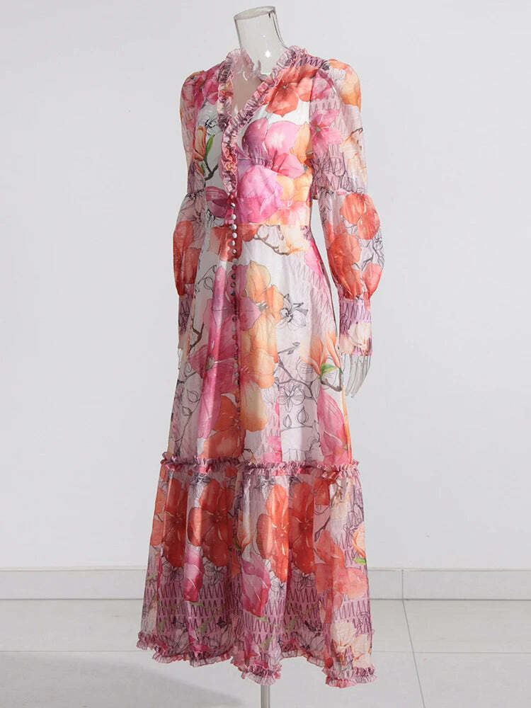 Aphrodite Maxi Dress - Y2K Summer Grunge, 90S Retro, Pastel Goth, Y2K Party &