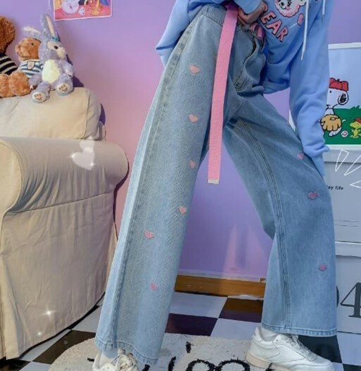 Ariella Grunge Wide Leg Denim - Y2K Summer, 90S Fashion, Retro Style, Y2K Club & Party Outfits