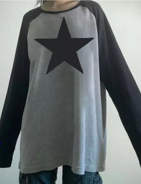 Aubrey Pullover Shirt - Y2K Summer Grunge, 90S Retro, Pastel Goth, Baby Tees, Y2K