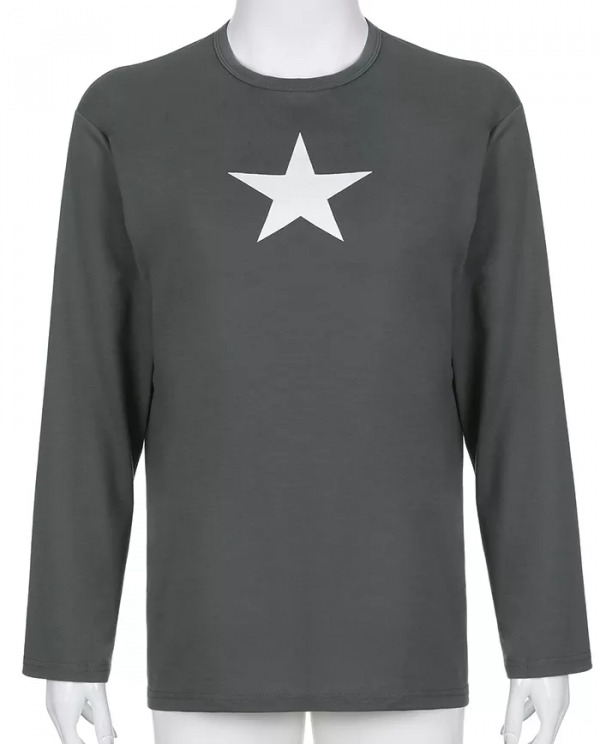 Aubrey Pullover Shirt - Y2K Summer Grunge, 90S Retro, Pastel Goth, Baby Tees, Y2K