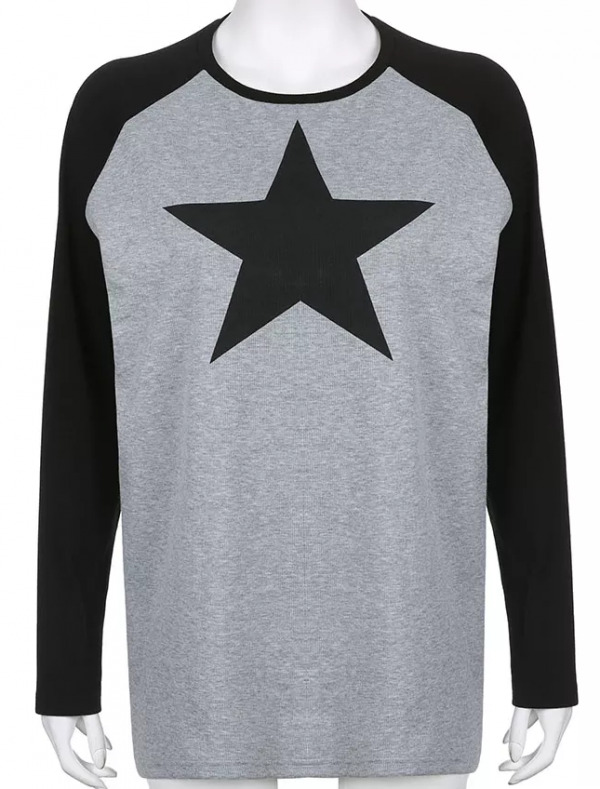 Aubrey Pullover Shirt - Y2K Summer Grunge, 90S Retro, Pastel Goth, Baby Tees, Y2K