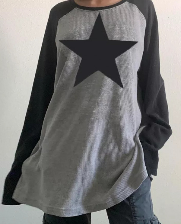 Aubrey Pullover Shirt - Y2K Summer Grunge, 90S Retro, Pastel Goth, Baby Tees, Y2K