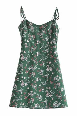 Azure Mini Dress - Y2K Summer Outfit, 90S Fashion, Grunge, Retro Style, Y2K Party & Club Look