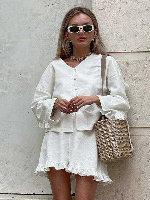 Barbara Two Piece Set - Y2K Summer Grunge Outfit, 90S Fashion, Retro Style, Y2K Party & Club