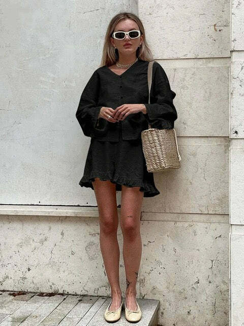 Barbara Two Piece Set - Y2K Summer Grunge Outfit, 90S Fashion, Retro Style, Y2K Party & Club