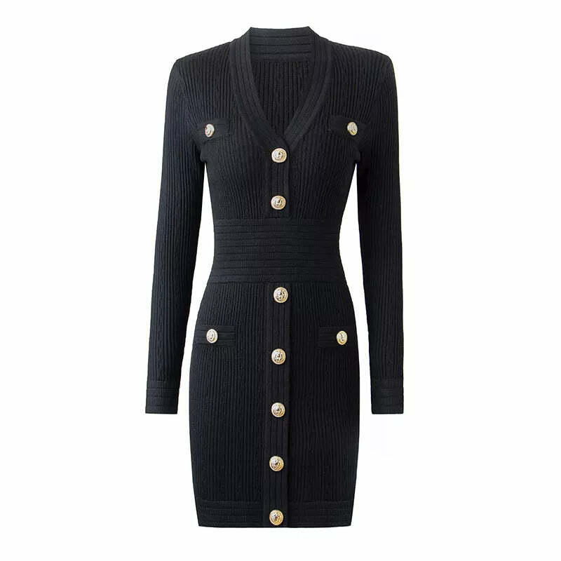 Beatrice Knitted Mini Dress - Y2K Summer, 90S Grunge, Retro Style, Y2K Party & Club Outfits