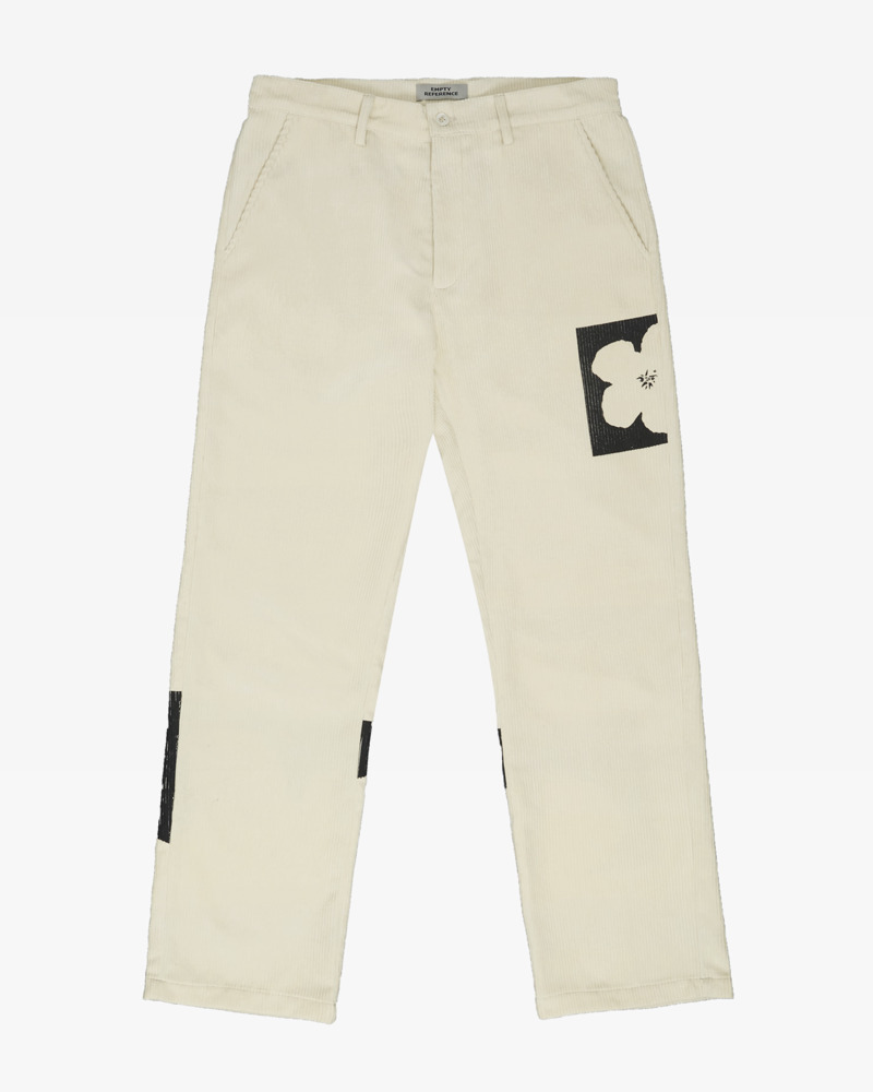Beige Corduroy Pants - Y2K Summer & 90S Grunge Outfit, Retro Style, Y2K Club & Party Fashion