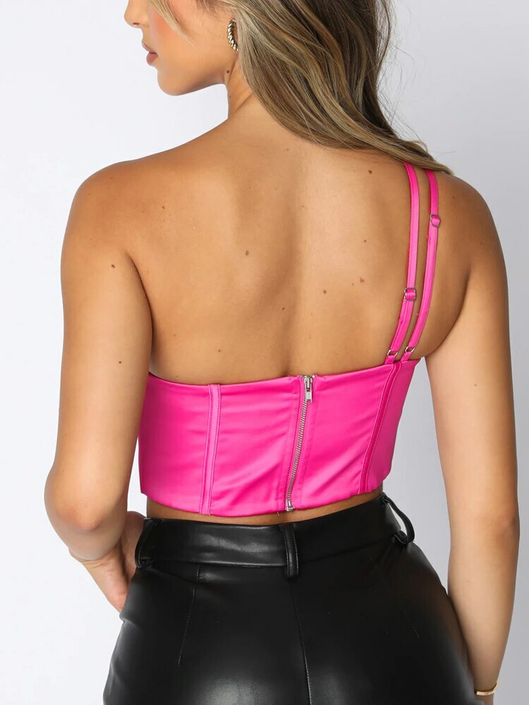 Bella Crop Top - Y2K Summer Grunge, 90S Retro, Pastel Goth, Y2K Party & Club Outfits