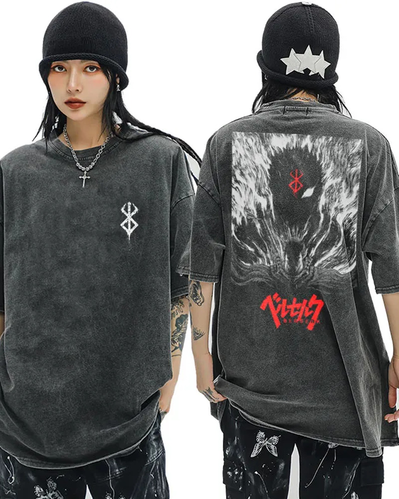 Berserk Vintage Shirt - Y2K Summer Grunge, 90S Retro, Pastel Goth, Y2K Club & Party Outfits