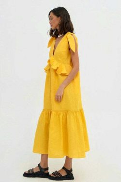 Carol Maxi Dress - Y2K Summer Grunge, 90S Retro, Pastel Goth, Y2K Party & Club Out