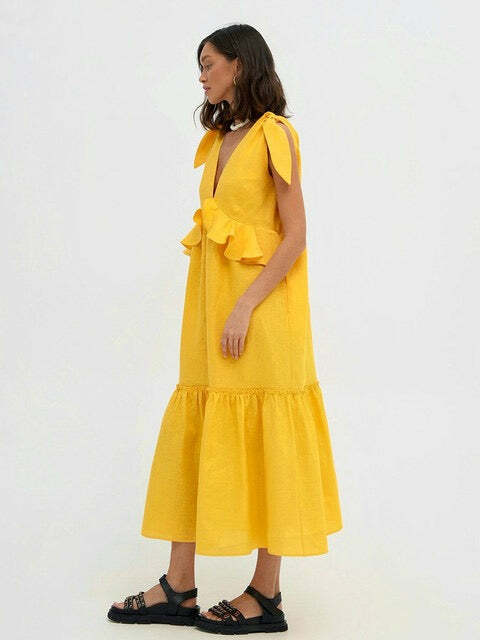 Carol Maxi Dress - Y2K Summer Grunge, 90S Retro, Pastel Goth, Y2K Party & Club Out
