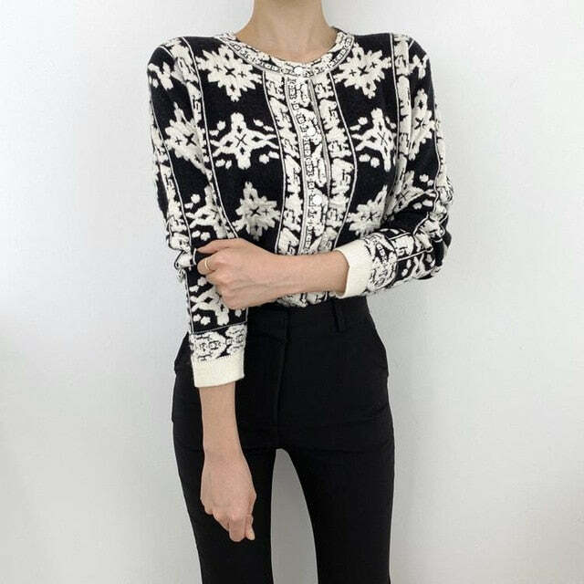 Cecile Y2K Grunge Cardigan Sweater - 90S Retro Summer Outfit, Pastel Goth, Y2K Fashion