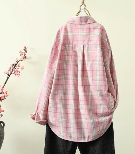 Cecilia Chic Plaid Shirt - Y2K Summer Grunge, 90S Retro, Pastel Goth, Y2K Party Outfit