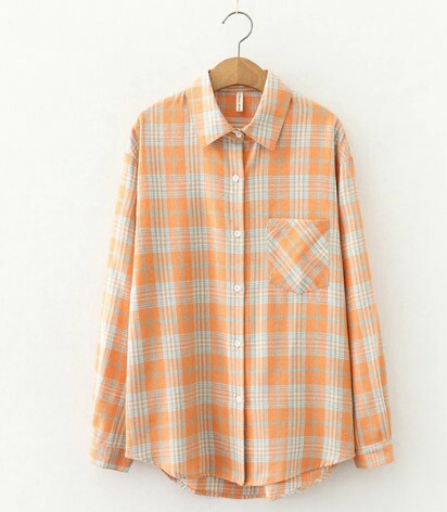 Cecilia Chic Plaid Shirt - Y2K Summer Grunge, 90S Retro, Pastel Goth, Y2K Party Outfit
