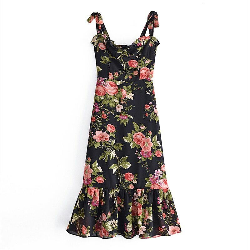 Charlotte Midi Dress - Y2K Summer Outfit, 90S Fashion, Grunge, Retro Style, Pastel Goth