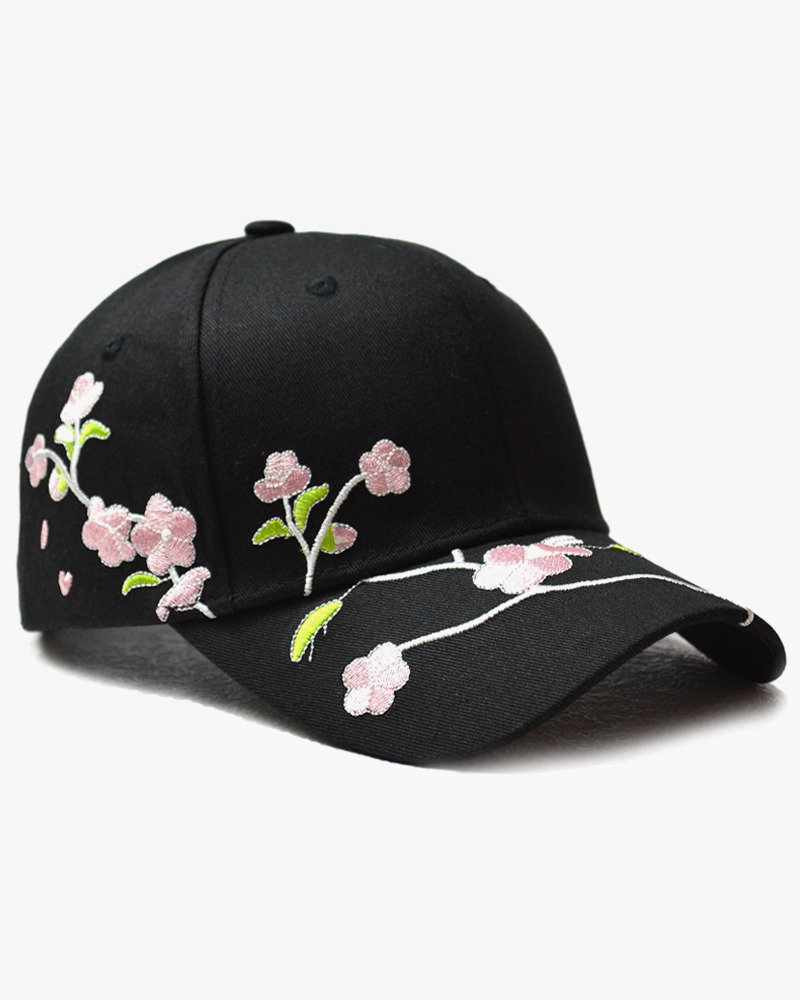 Cherry Blossom Cap - Y2K Summer, 90S Grunge, Retro Style, Y2K Party & Club Outfits