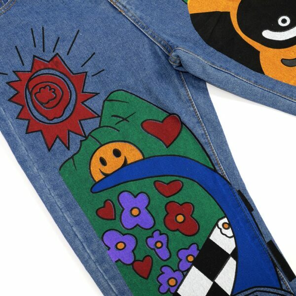 Clara Cartoon Jeans - Y2K Summer Grunge 90S Fashion Retro Hip Hop Y2K Outfits Women