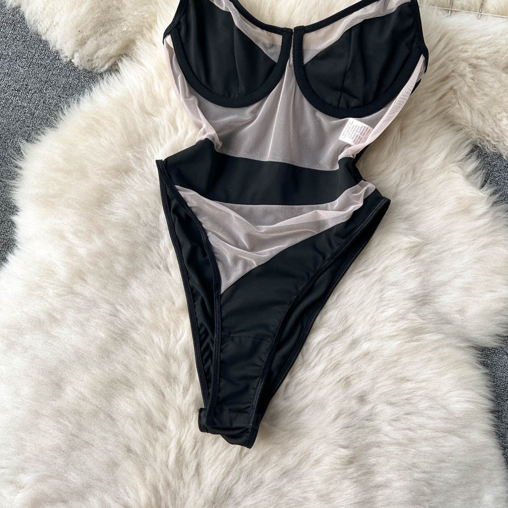 Clara Mesh Bodysuit - Y2K Summer Grunge, 90S Fashion, Retro Style, Y2K Party & Club
