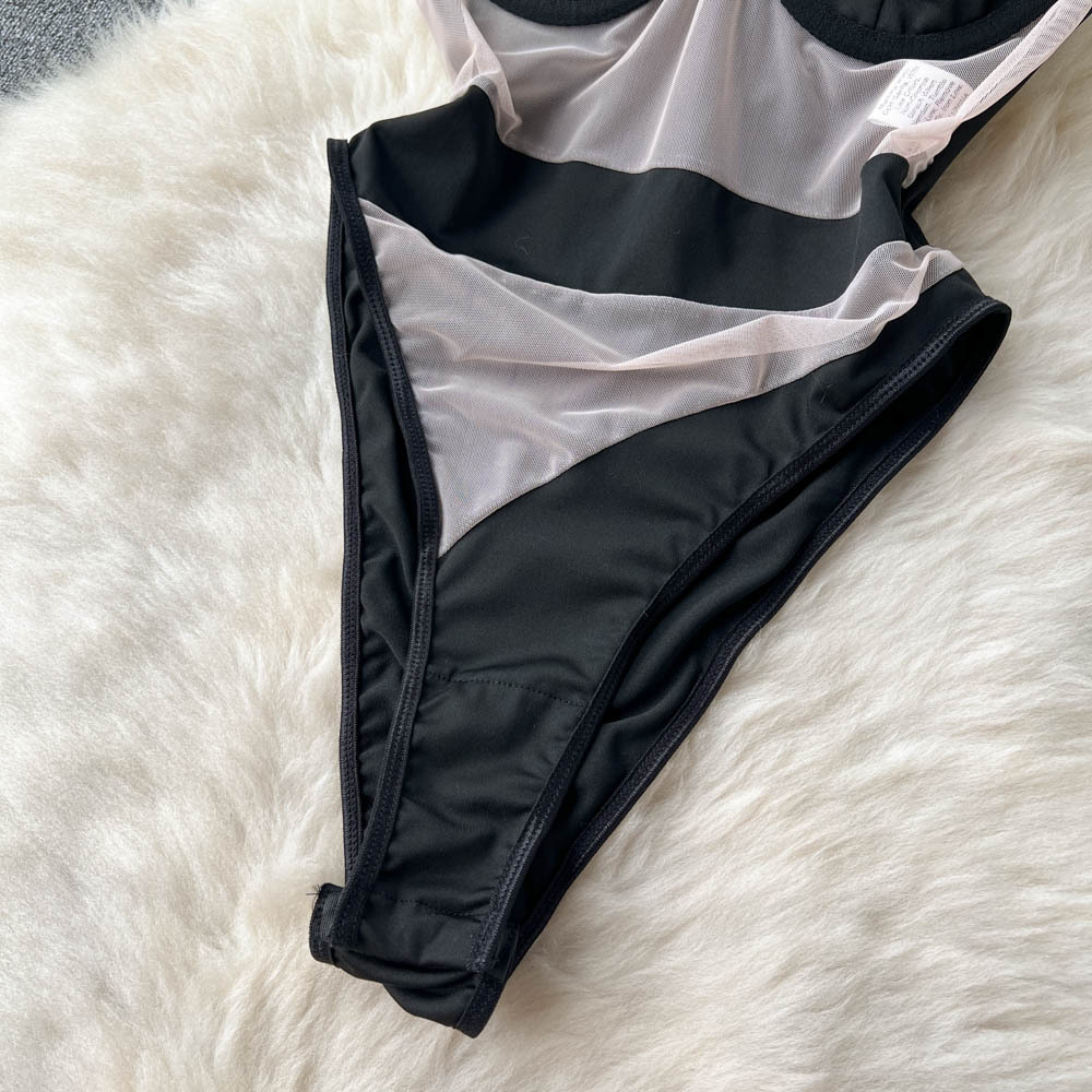 Clara Mesh Bodysuit - Y2K Summer Grunge, 90S Fashion, Retro Style, Y2K Party & Club