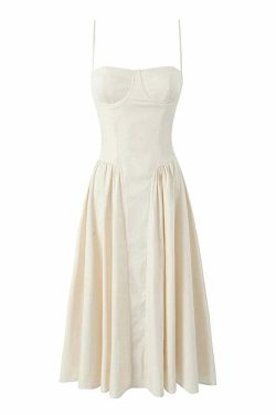 Clau Midi Dress - Y2K Summer Grunge Outfit, 90S Fashion, Retro Style, Pastel Goth, Y2K Party