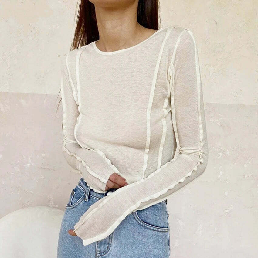 Cleon Knitted Top - Y2K Summer Grunge, 90S Retro, Pastel Goth, Y2K Club & Party Outfits