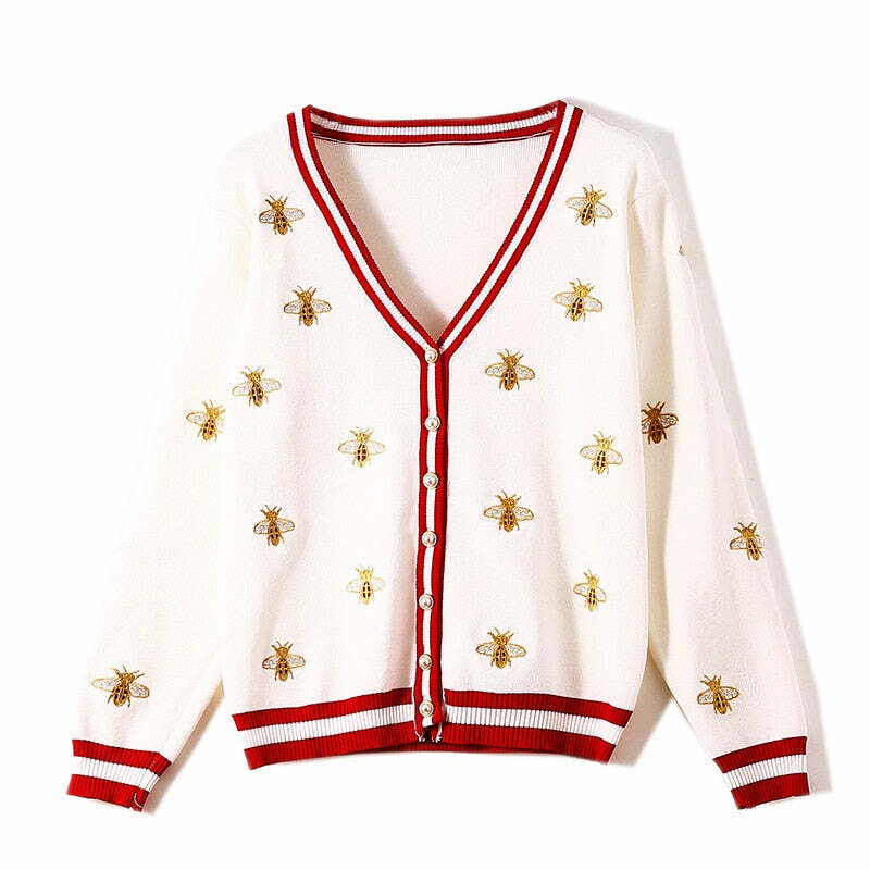Coraline Sweater - Y2K Summer Grunge, 90S Retro, Pastel Goth, Y2K Club & Party Outfits