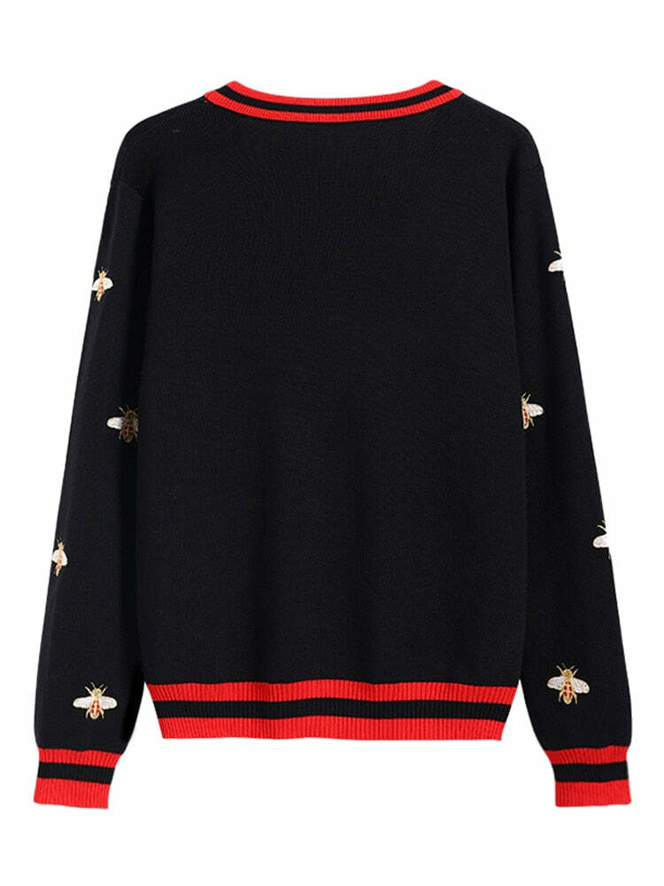 Coraline Sweater - Y2K Summer Grunge, 90S Retro, Pastel Goth, Y2K Club & Party Outfits