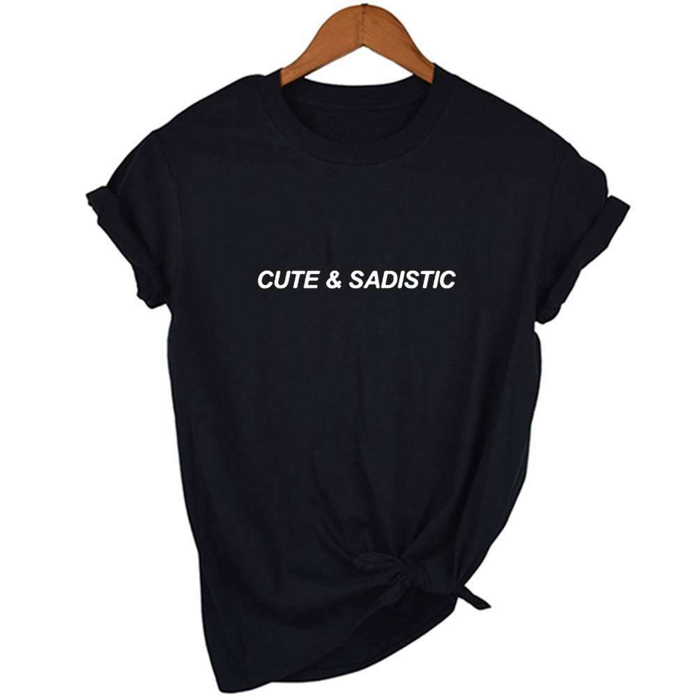 Cute & Sadistic Y2K Grunge Top - 90S Fashion, Retro Summer Outfit, Gothic Y2K Style