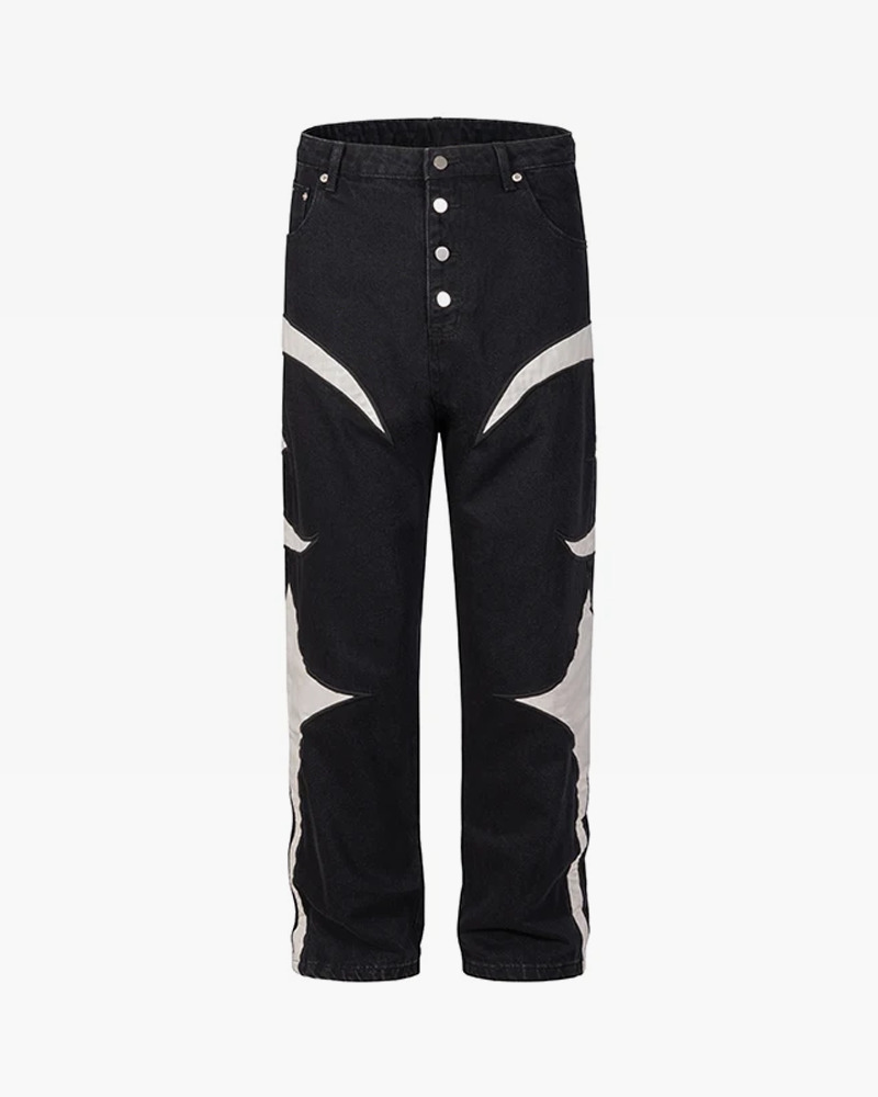 Cyber Y2K Jeans - Retro 90S Grunge, Summer Outfits, Popstar & Club Fashion For Women