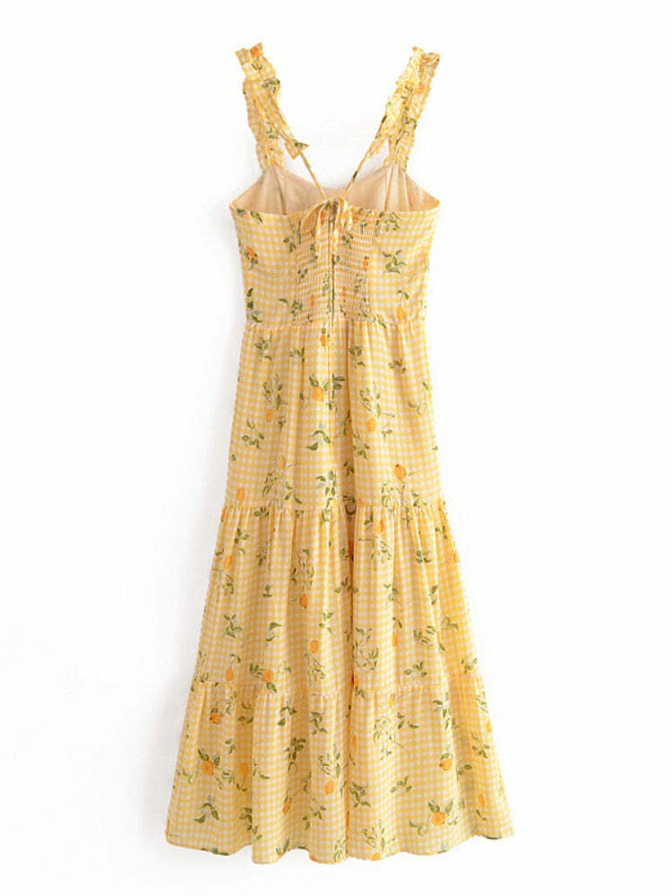 Cynthia Midi Dress - Y2K Summer Grunge Outfit, 90S Retro Style, Pastel Goth, Y2K Party
