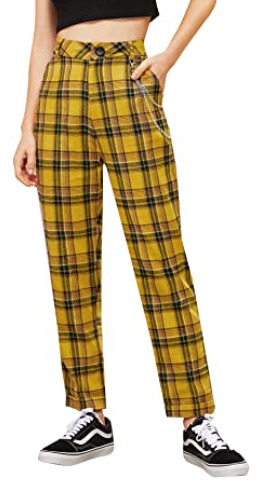 Dakota Plaid Grunge Pants - Y2K Summer Outfits, 90S Fashion, Retro Style, Y2K Grunge Outfits