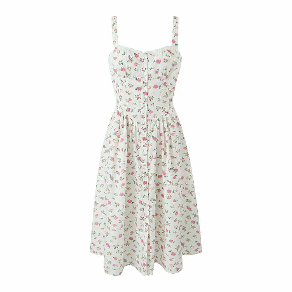 Daria Midi Dress - Y2K Summer Grunge Outfit, 90S Fashion, Retro Style, Y2K Party & Club Outfits