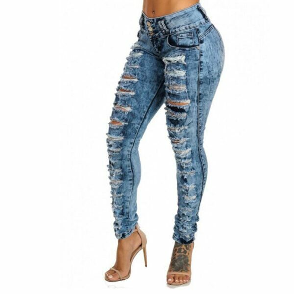 Delilah Ripped Grunge Jeans - Y2K Summer, 90S Fashion, Retro Style, Y2K Club & Party Outfits
