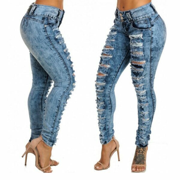 Delilah Ripped Grunge Jeans - Y2K Summer, 90S Fashion, Retro Style, Y2K Club & Party Outfits