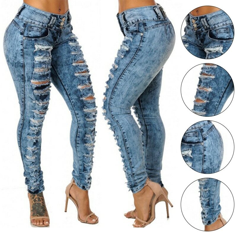 Delilah Ripped Grunge Jeans - Y2K Summer, 90S Fashion, Retro Style, Y2K Club & Party Outfits