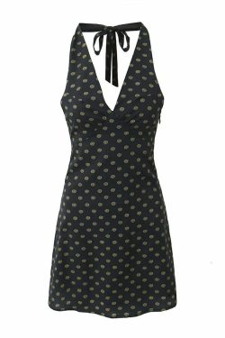 Dominique Mini Dress - Y2K Summer Outfit, 90S Fashion, Grunge, Retro Style, Y2K Party Look