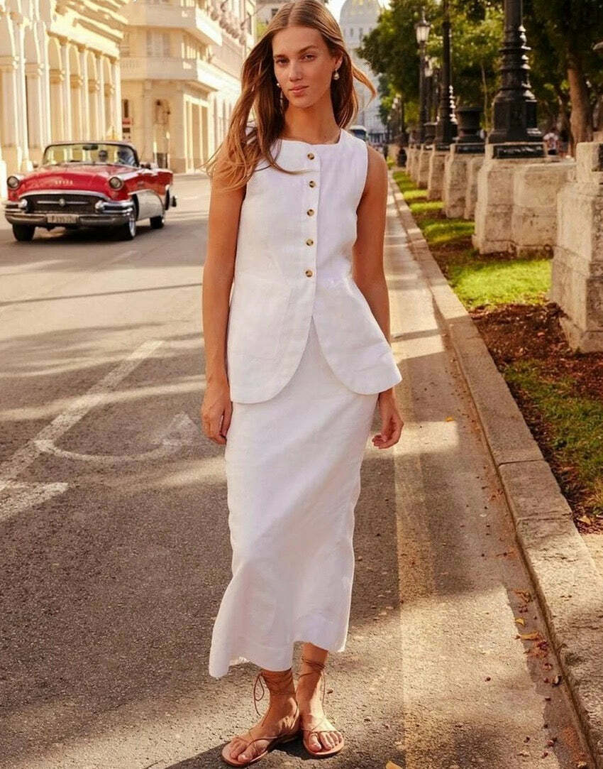 Edet Two Piece Set - Y2K Summer Grunge Outfit, 90S Fashion, Retro Style, Y2K Party Look