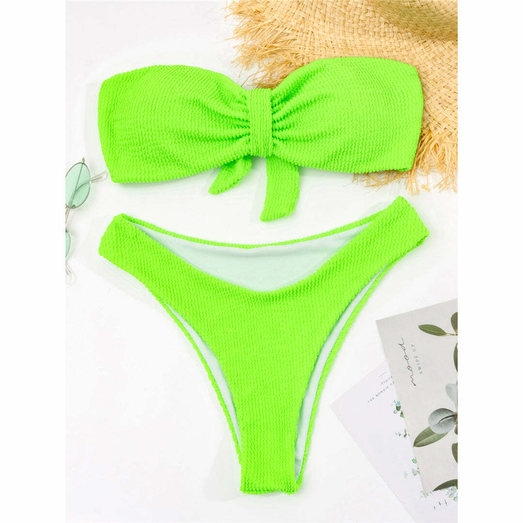 Eglantine Bikini: Y2K Summer Grunge 90S Fashion Retro Style Y2K Outfits Women Y2K Beach