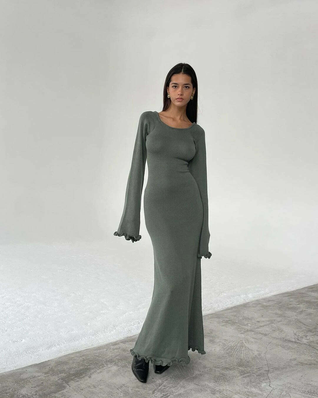Elena Maxi Dress - Y2K Summer Grunge Outfit, 90S Fashion, Retro Style, Pastel Goth Vibes