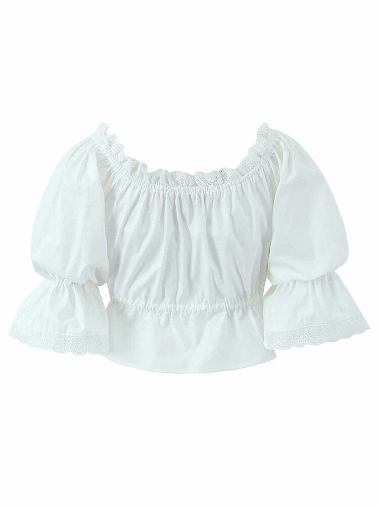 Eleonor Crop Top - Y2K Summer Grunge, 90S Retro, Pastel Goth, Y2K Party & Club Out