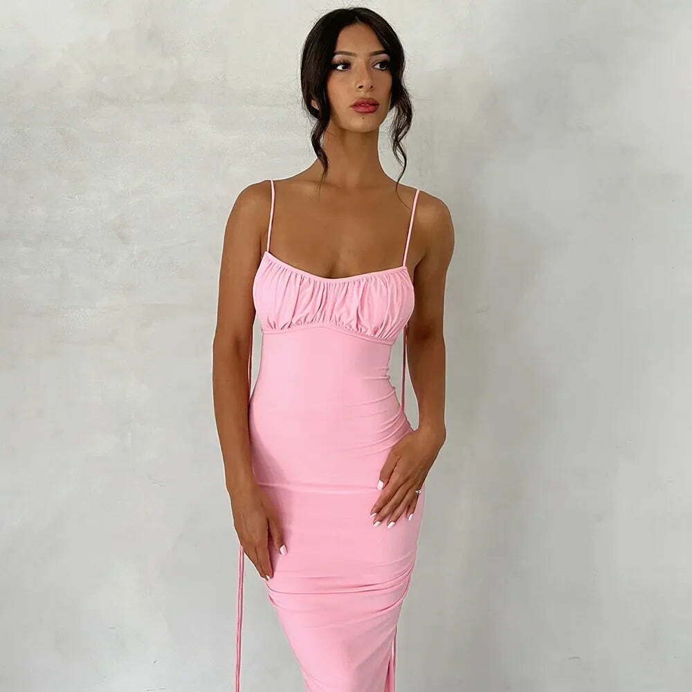 Elery Maxi Dress - Y2K Summer Grunge Outfit, 90S Fashion, Retro Style, Pastel Goth Vibes